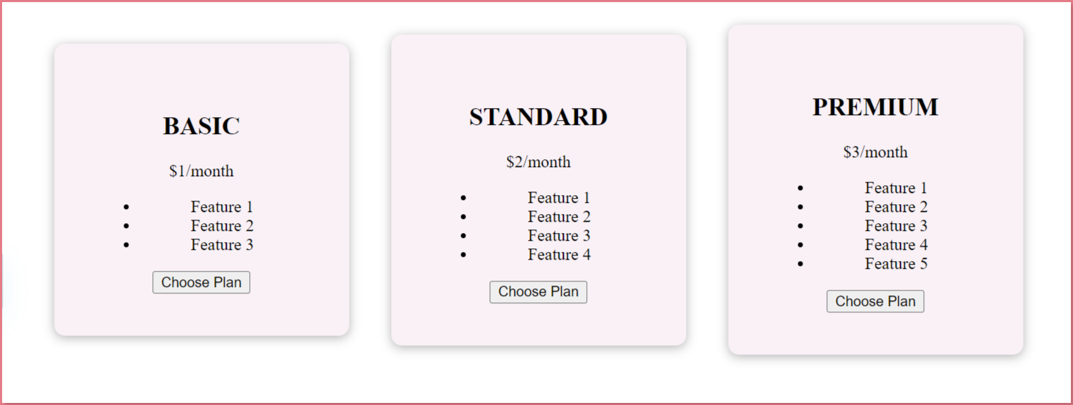 pricing-with-css-flexbox