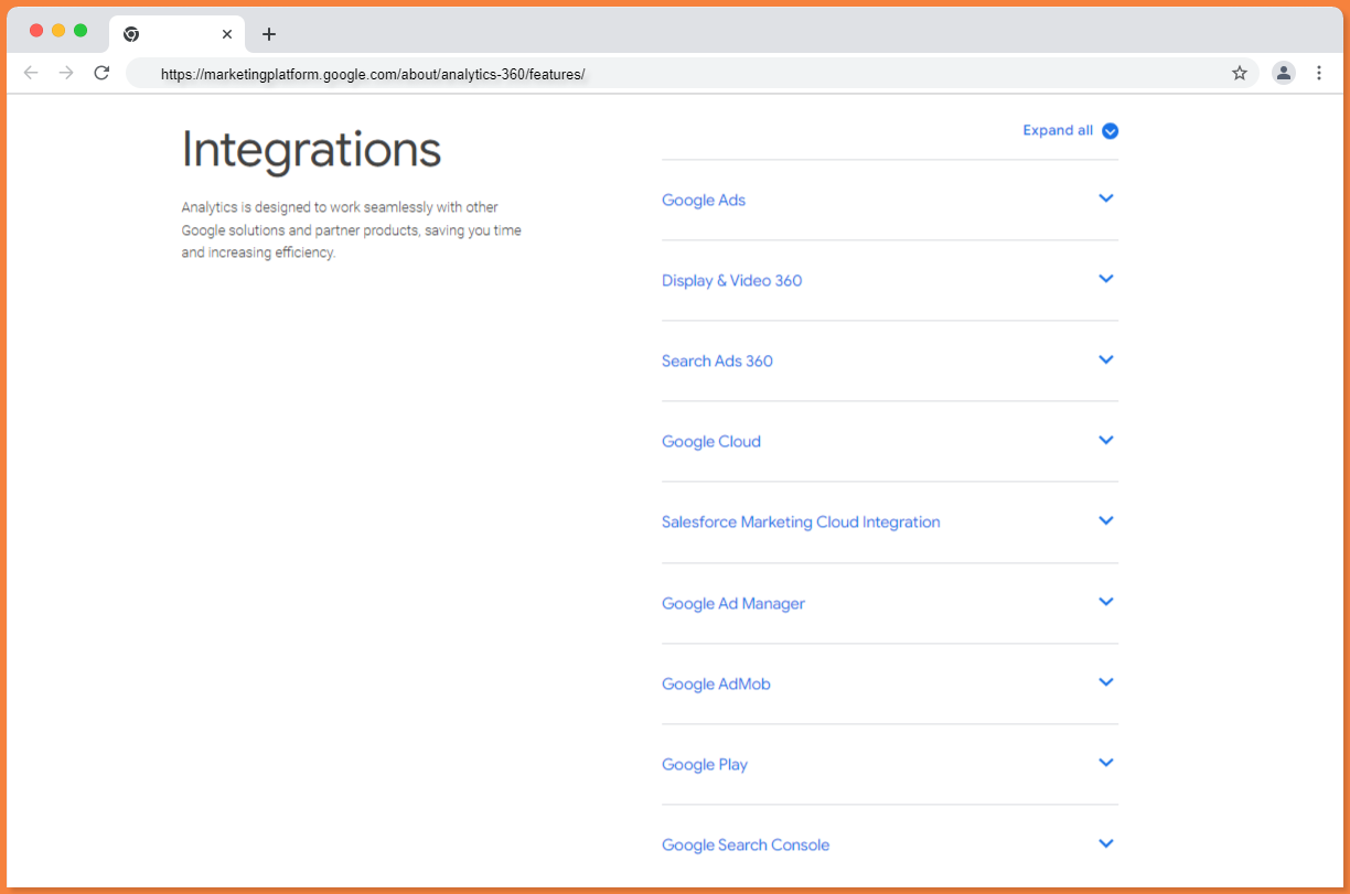 Google Analytics - Integrations and Third-Party Support