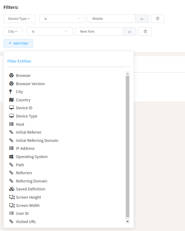 Step 6: Filter Funnel Steps with Entities