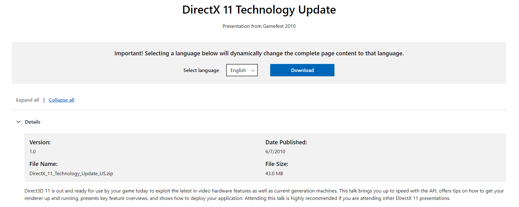 DirectX 12 Programming #1: A quickstart!