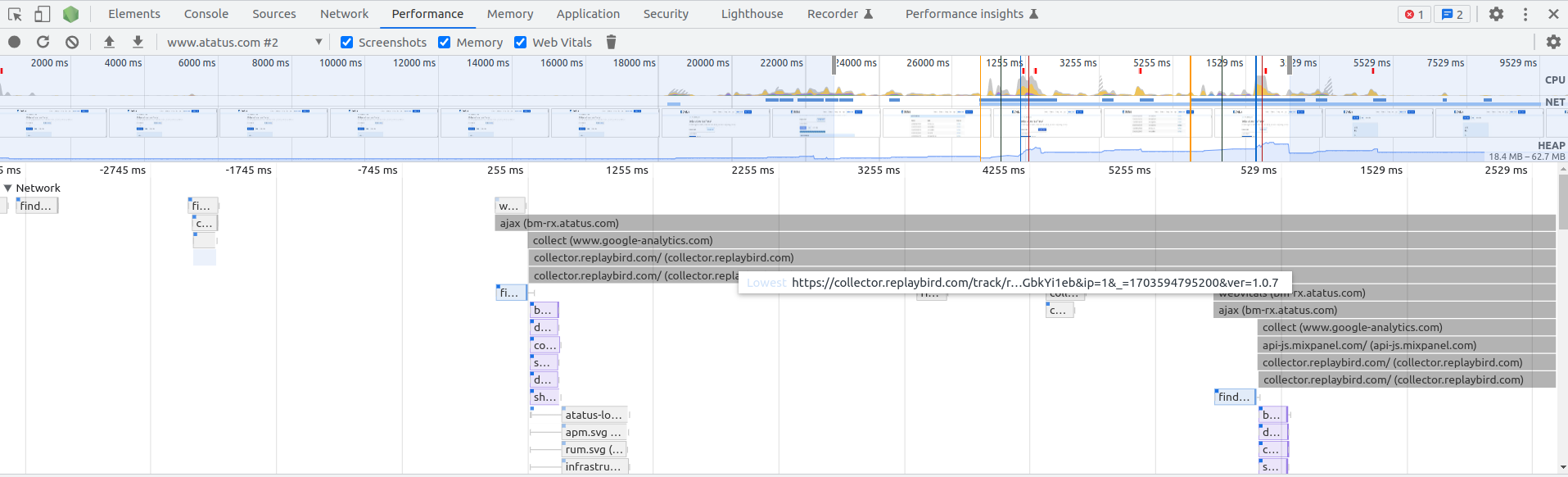 How to start with the DevTools Performance tab in Chrome?