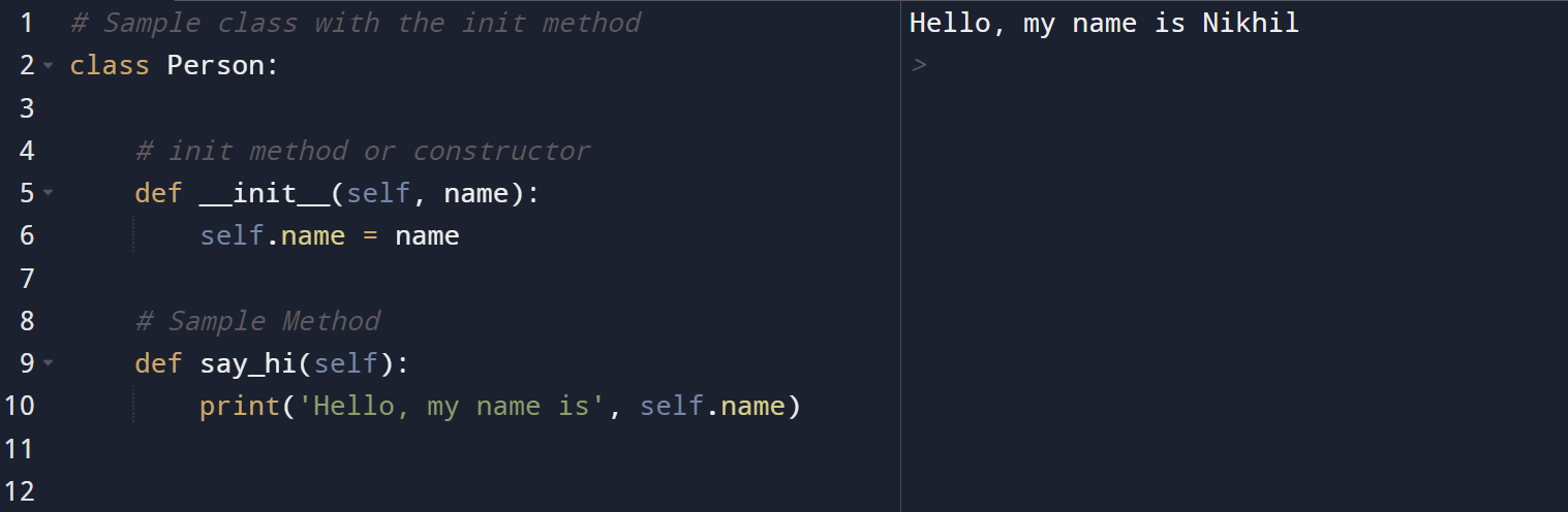 Object Oriented Programming in Python